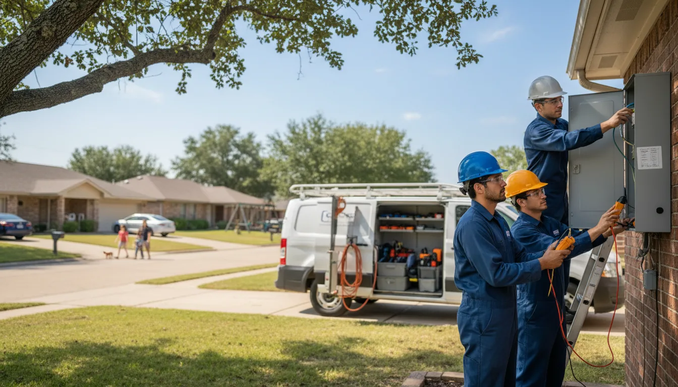 Certified electrician providing emergency electrical services in South Heart, ND
